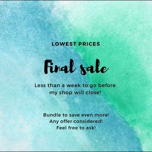 FINAL SALE!